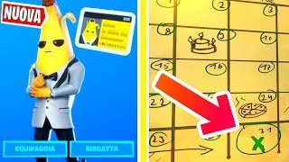 COME AVERE LA LICENZA SPIA DI BANANITA SU FORTNITE COSA NASCONDE IL CALENDARIO DELLA PRIGIONE [upl. by Beuthel33]