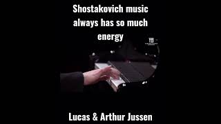 short piano brothers Lucas amp Arthur Jussen play Shostakovich Concertino [upl. by Marlea]