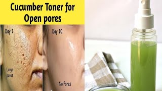 How to make cucumber face lightening tonertoner benefits for open poresdark spots and oily skin [upl. by Enneire]