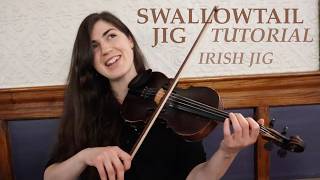 How to play SWALLOWTAIL JIG ✨ Traditional Irish jig ✨ Fiddle tutorial [upl. by Ernie442]