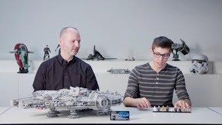 LEGO designer video 75192 Millennium Falcon [upl. by Tuhn693]