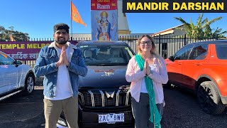 TAKING OUR NEW CAR TO THE TEMPLE  NAYI CAR KO LEKE GAYE MANDIR [upl. by Samson324]