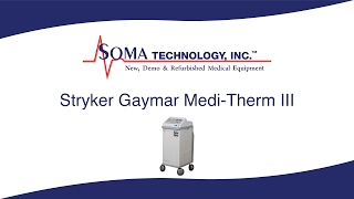 Stryker Gaymar Medi Therm III  HyperHypothermia System  Soma Tech Intl [upl. by Waine101]