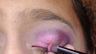 purple eye look tutorial [upl. by Simons]