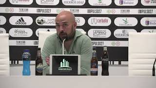 Rueda de Prensa de Luis Oliver tras el CD Badajoz 2  1 CD Azuaga [upl. by Hannie]