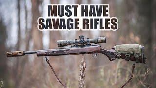 Best Savage Rifles Ever Made  2022 Complete List [upl. by Gelhar]