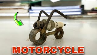 Make a motorcycle from waste material 🏍️  how to make bike  motorcycle [upl. by Sig]