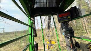 Johndeer 853  Ponsse H7HD [upl. by Doloritas]