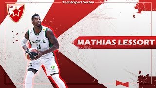 Mathias Lessort  Analiza igre  KK Crvena zvezda 201718 [upl. by Anidam]