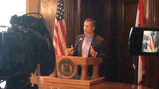 Gov Eric Greitens makes statement about House Investigative Committee report [upl. by Narah]