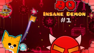 8o 1 Insane demon esto es una mala idea  Geometry Dash Stream [upl. by Corny]