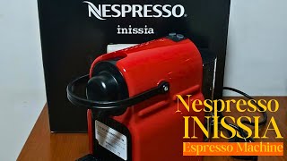 Nespresso BEC120RED Inissia Espresso Machine by Breville REVIEW [upl. by Naehgem]