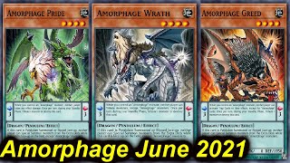 【YGOPRO】AMORPHAGE JUNE 2021 VS ALL META DECKS [upl. by Enela]