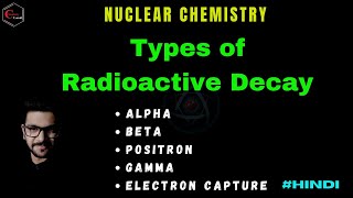 Types Of Radioactive Decay  Nuclear Chemistry  Alpha  Beta  Gamma  Positron  Radioactivity [upl. by Ramled]