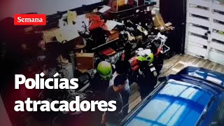 Así fue el atraco que lideraron dos policías de Bogotá La justicia les reclamó  Semana noticias [upl. by Rufena]