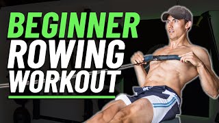 Dont MISS This CRITICAL Beginners Rowing WORKOUT [upl. by Leontine]