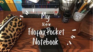 My new Filofax Pocket Notebook and current setup💚 [upl. by Tabbi]