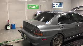 Evo 9 FP Red SS housing 675561 Dyno run [upl. by Yelrehs]