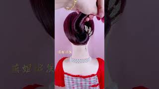 Retro style cheongsam updo cool summer hairstyle Yanjie braided hair beautiful and highend [upl. by Burrows326]