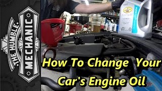 How To Change Your Cars Engine Oil [upl. by Descombes902]