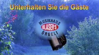 Videofilm Werbefilm Blasers selbstspielende Fake Musikinstrumente Show Harmonika Fun [upl. by Verne]