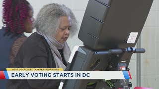 DC polls open for early voting for 2024 General Election [upl. by Phaedra]