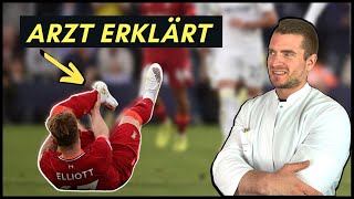 Harvey Elliott  ernsthafte Sprunggelenksverletzung und Luxation  Arzt erklärt Verletzung [upl. by Wurster]