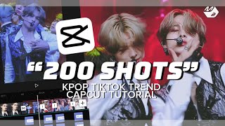 “200 shots” Kpop TikTok Trend Capcut Editing Tutorial [upl. by Sydel587]