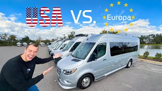 Amerikanske Airstream vans vs Europæiske vans Hvad er bedst [upl. by Ariaj]