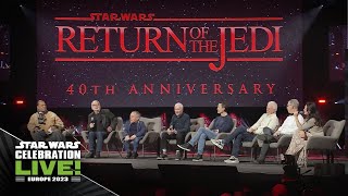 40 Years of Return of the Jedi Panel  Star Wars Celebration LIVE 2023 [upl. by Annatnom942]