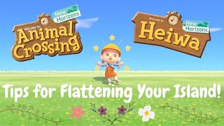 How to Restart your Island WITHOUT Restarting Tips for Flattening your Island  animal crossing 🍃 [upl. by Guntar531]