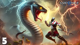 KRATOS FOUND GIANT SNAKE😱 GOD OF WAR RAGNAROK HINDI GAMEPLAY5 [upl. by Octavie]