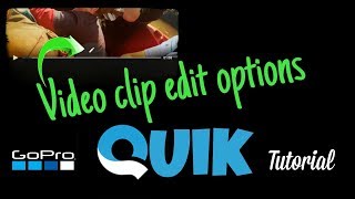 GoPro Quik App  Video Edit tutorial  GoPro Quik slow motion and the new trim features [upl. by Oakman]