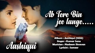 Ab tere bin jee lenge hum song with lyrics Aashiqui [upl. by Minetta]