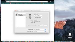 How to Install Sharp Print Driver on Mac OS Apple Computer [upl. by Terrag144]