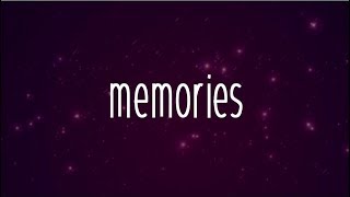 Maroon 5  Memories Clean  Lyrics [upl. by Dnaletak715]