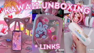 Kawaii Unboxing with links pt 6  Amazon Finds  TikTok Compilation  TikTok Made Me Buy It [upl. by Mukul976]