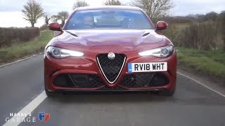 2019 Alfa Romeo Giulia Quadrifoglio drive review [upl. by Audie974]