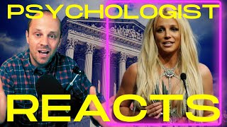 PSYCHOLOGIST has STRONG REACTION to BRITNEY SPEARS Conservatorship Testimony freebritney [upl. by Darce]