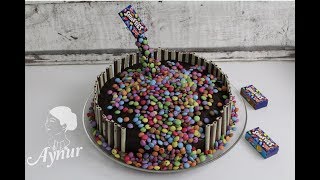 Einfaches Smarties kuchen für Kindergeburtstag [upl. by Aneleh]