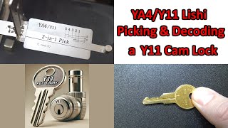 630 YA4Y11 Lishi Picking amp Decoding a Lock [upl. by Anahsat552]