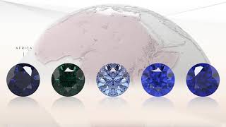 Sapphire Color amp Origin Different Blue Sapphire and other Fancy Sapphire colors  Diamondère [upl. by Sande]