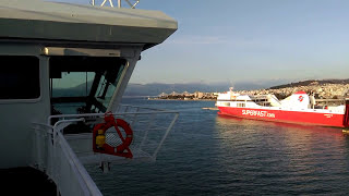 HELLENIC SPIRIT  Departure From Patras Port ship horn [upl. by Debbee975]