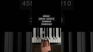 Lovely part 13 Piano Tutorial shorts pianotutorial [upl. by Dnarud110]