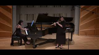 Debussy Bilitis for flute and piano  Alison Fierst flute [upl. by Ohs]