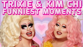 Trixie Mattel amp Kim Chi Funniest Moments [upl. by Hildagard]