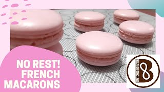 How to make macarons  French macarons  Easy step by step  No resting needed Brams vlog1 [upl. by Ahseken]