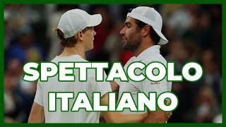 🎾 Wimbledon Oggi  Sinner VS Berrettini  Spettacolo Italiano 🇮🇹 [upl. by Dorelle]