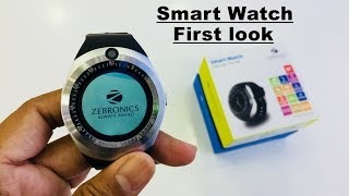 Zebronics smart watch First look and Review [upl. by Ellenwahs654]