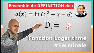 LOGARITHME et ENSEMBLE de DÉFINITION Df   Exercice Corrigé  Terminale [upl. by Anilocin245]